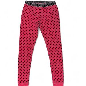 Women’s vintage Y2K Victorias Secret PINK polka dot thermal pajama leggings M